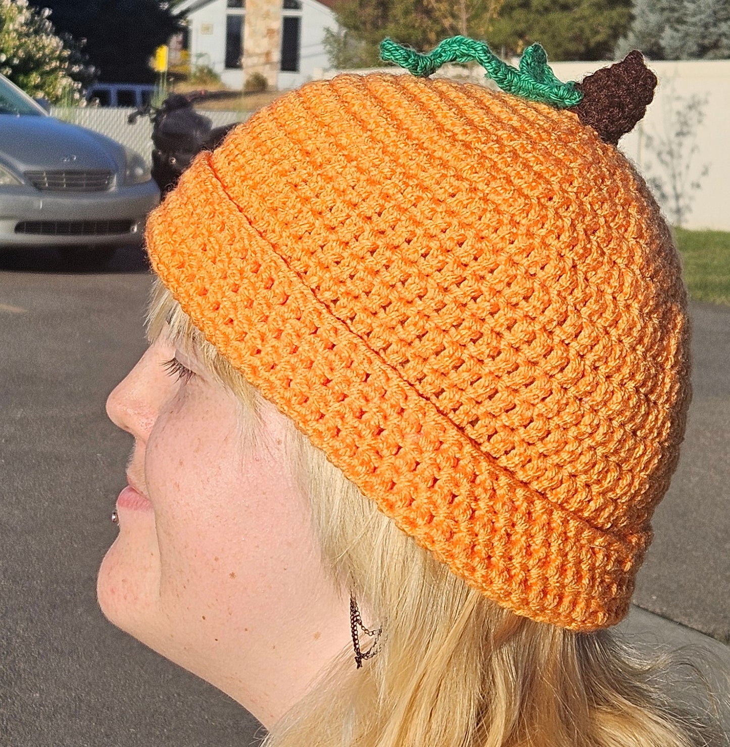 Pumpkin beanie