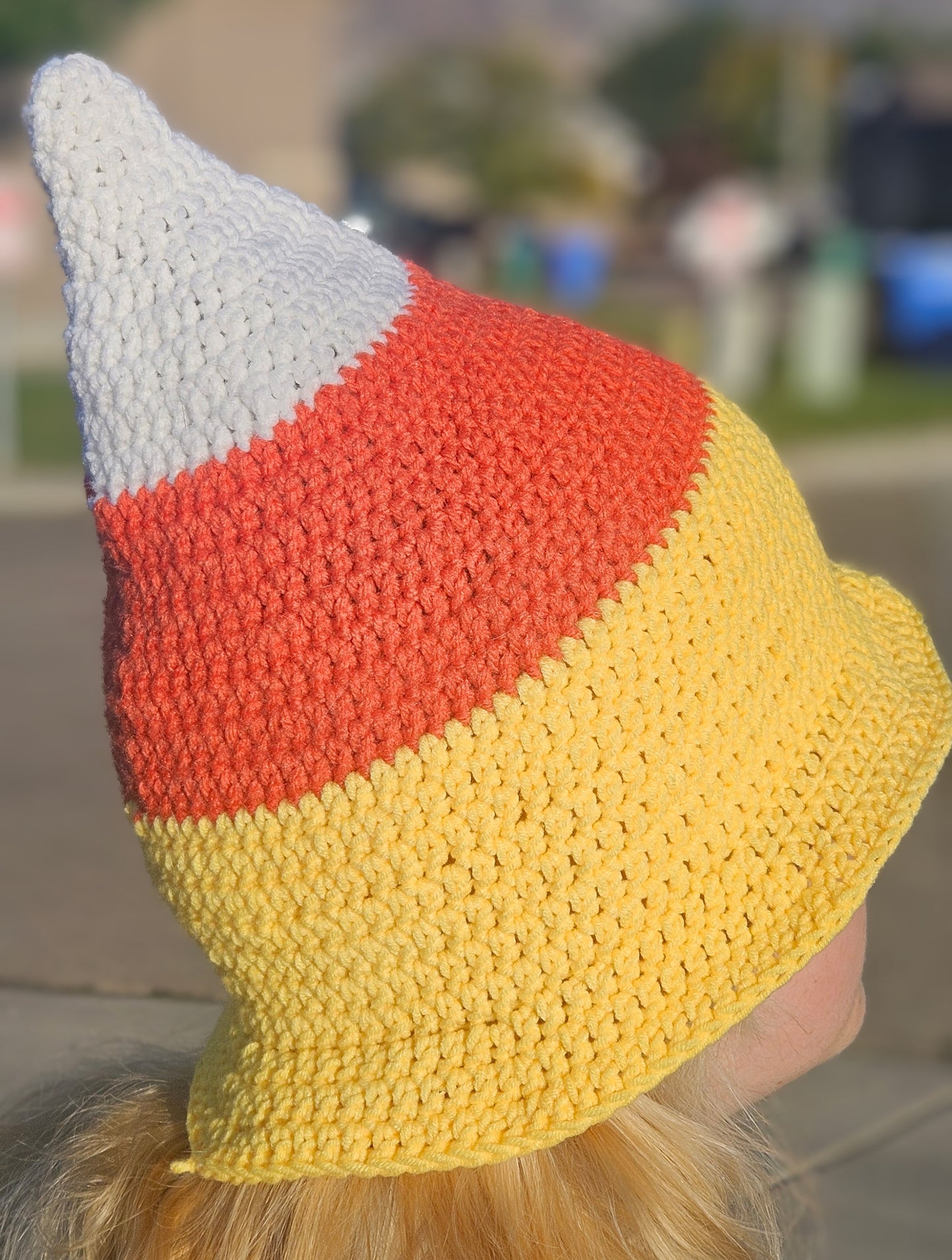 Candycorn pointed hat
