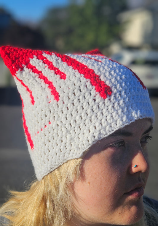 Bloody cat beanie