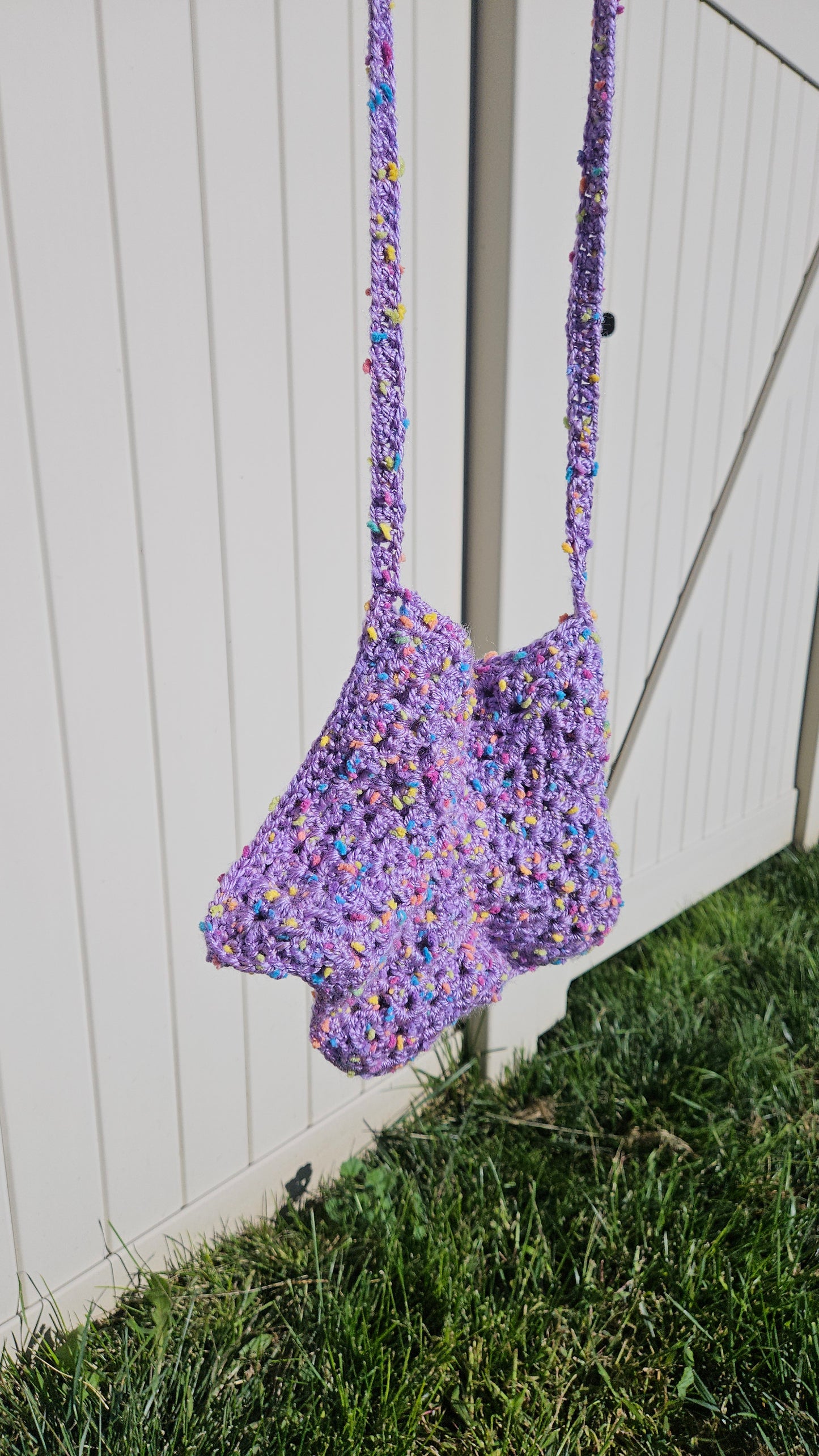 Granny stitch star bag